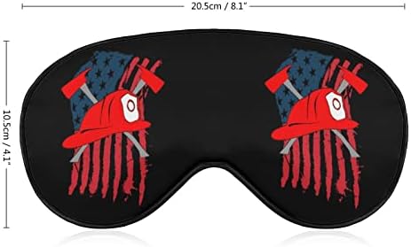 Firemans AX USA zastava za spavanje Maska izdržljive slijepo-očiju mekana maska ​​za oči sa podesivim