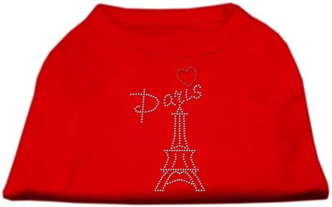 Mirage Pet proizvodi Pariz Rinestone Košulje crveno xxl