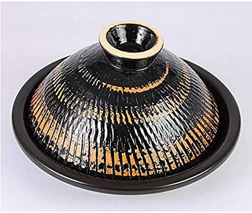 Hasegatani Pottery ACK-36 Zemaljski oblik posude, kontejner sa kašikom, cca. 2,6 x 1,6 inča, čibido lonac,