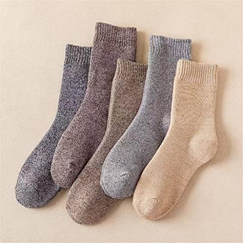 N / A 5 para zadebljane muške vunene čarape pamučni ručnik drže tople zimske čarape muške debele termalne