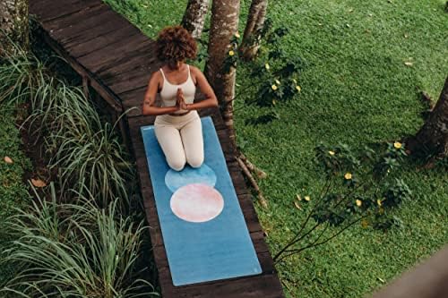 Yoga DESIGN LAB / the Combo Yoga Mat | 2-u-1 Mat+ručnik / Eco Luxury / idealno za toplu jogu, moć,