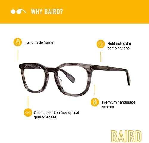 Scojo New York Baird plave naočare za čitanje, naočare za blokiranje plavog svjetla i Čitači za žene i muškarce