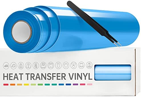 Vinylrus TOPL transfer Vinyl-12 X 25FT Royal Plavo željezo na vinilnom rolu za majice, HTV vinil za siluete