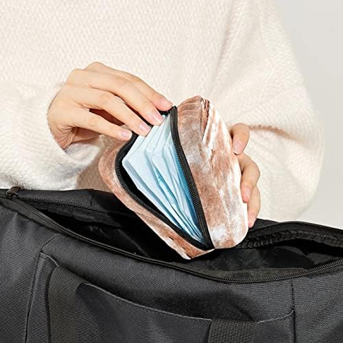 ORYUEKAN torba za čuvanje higijenskih uložaka, torbica za menstrualne čašice prijenosni higijenski ulošci torbe za odlaganje ženskih Menstruacijskih torbica za tinejdžerke Žene dame, Retro apstraktna pejzažna planina
