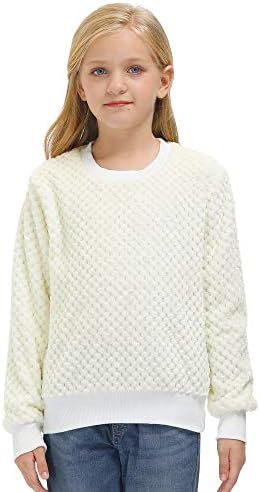 Besserbay Girl Warm Fuzzy pleteni džemper ugodan Sherpa pulover 3-12 godina