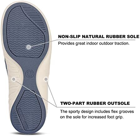 Slip On cipele za muškarce, Plantar Fasciitis platnene Loafer cipele sa lučnom podrškom, ortopedske Casual