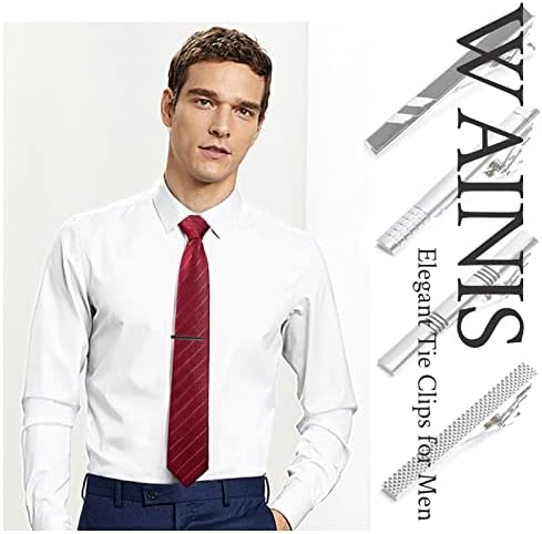 WAINIS 16 kom kopča za kravatu, igle za kravate kopče za muškarce Set srebrnih kravata za kravate metalne