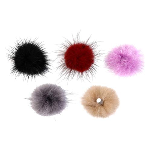 Luxshiny magnetic Balls Charms za nokte 5kom Magnetic Nail Poms, Nail Plush Nail Art Furry Balls Magnetic Pompon