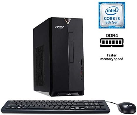 Acer Aspire TC-885-Ua91 Desktop, 9. Gen Intel Core i3-9100, 8GB DDR4, 512GB SSD, 8x DVD, 802.11