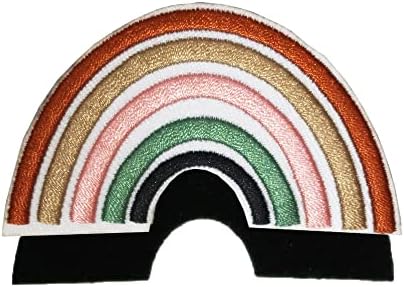 3 '' Morandi Boja Rainbow vezena zakrpa i petlje, Funny Meme Patch, Tactical Backpack DIY