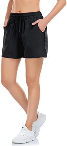 Davena Teretne kratke hlače za žene, 5 džepa elastični struk Brze suho planinarske gaćice za trčanje treninga
