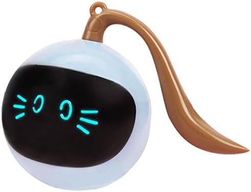 Automatska mačja kugla šarena LED mačka vježba kugla igračka interaktivna 1000mAh USB punjiva samopoznati