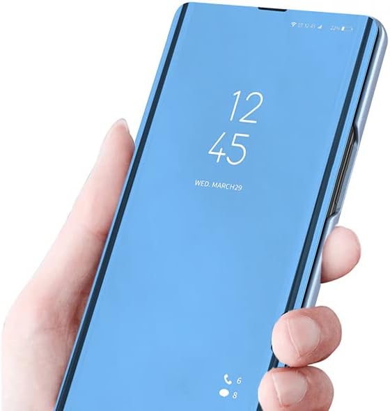COTDINFOR kompatibilan sa Samsung Galaxy S23 Ultra Case ogledalo View Clear Glitter kožna preklopna
