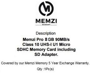 MEMZI PRO 8GB Klasa 10 90MB / s Micro SDHC memorijska kartica sa SD adapterom za ROAV u fotoaparatima