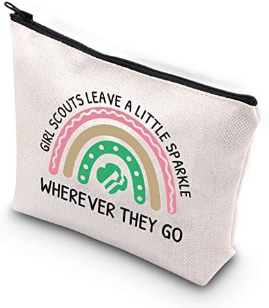 TSOTMO Girl Scout poklon Girl Scouts ostavite malo sjaja gdje god da idu poklon torbica sa patentnim zatvaračem