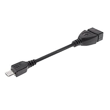 Micro USB 2.0 do USB 2,0 m / F kabla