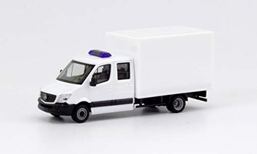 Herpa 013666 bijeli Mini komplet Mercedes-Benz Sprinter dvostruka kabina sa kamionom za zanat