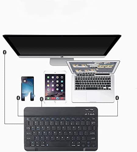 MOLLAL tastatura Bežična Bluetooth tastatura za Tablet računar Notebook telefon Mini bežična punjiva tastatura