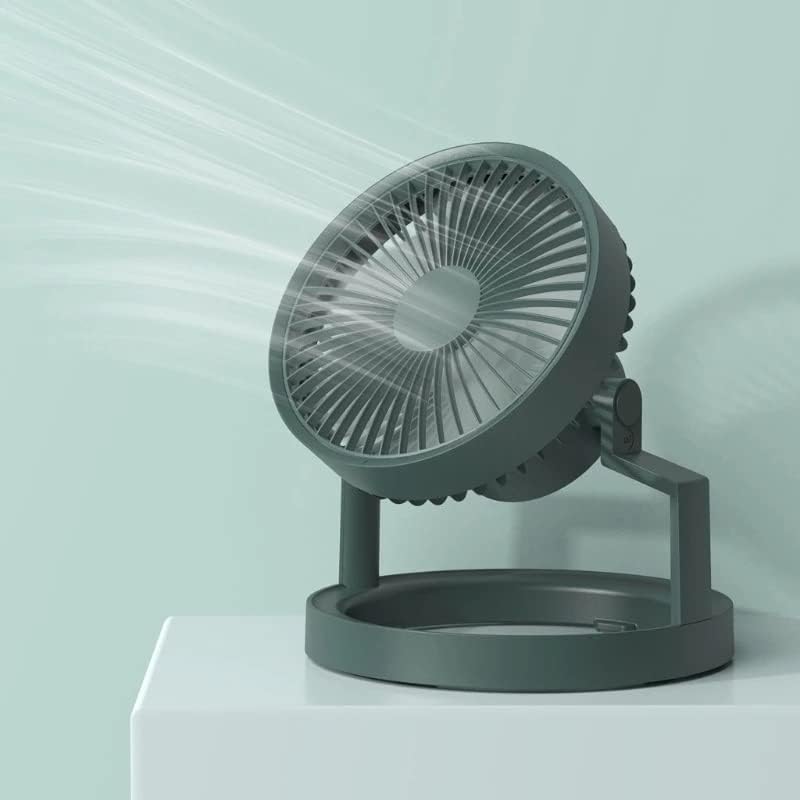 Fksdhdg 8000mah USB punjivi ventilator za cirkulaciju vazduha 3 speed Desk Fan sa LED lampom