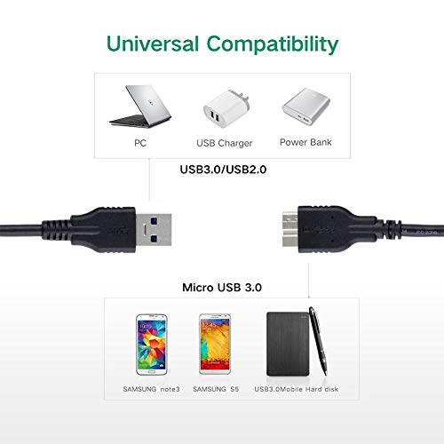 USB 3.0 A-muško za Micro B kabl, Xizoho USB 3.0 Upišite muški do mikro B kabela kompatibilan sa