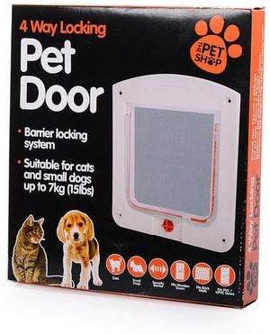 LOVEPET dvosmjerna vrata za kućne ljubimce vrata za mačke vrata za pse mala mačka posebna,smeđa, Jednokrevetna