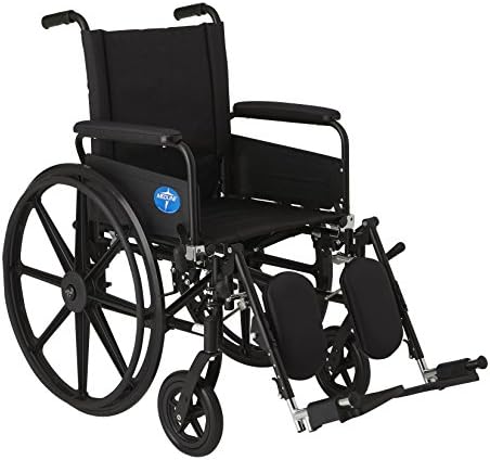 Medline Premium Ultralightweight invalidska kolica sa FullLength Flipback rukama i podiznim naslonima