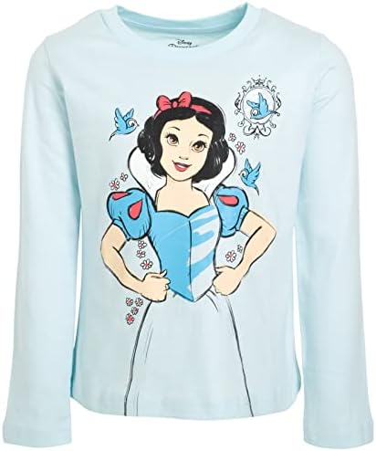 Disney princeza Ariel Pepeljuga Tiana Belle Jasmine Moana 3 Paket majice za malu djecu