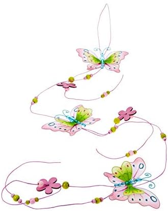 Mousehouse pokloni Pink svjetlucavi leptir niz za uređenje sobe za djevojčice
