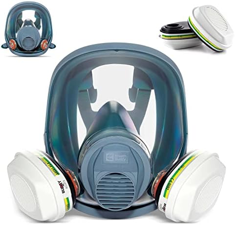 Breath Buddy respiratorna maska za cijelo lice sa dodatnim parom Abek1p3r kertridža| višekratno