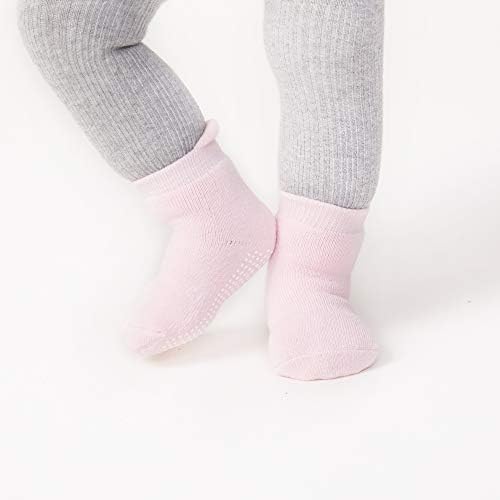 VWU debele pamučne čarape sa hvataljkama, dječja dječja djeca zimske tople čarape sa Terry 0-6T