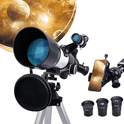 Teleskopi za odrasle Astronomija, 70mm otvor blende 400mm az Mount teleskop za djecu početnike,