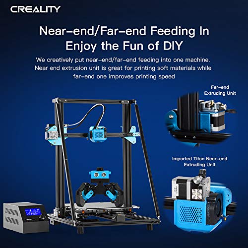 Crealy CR-10 V2 FDM 3D štampač s velikim jačinom zvuka 3D pisač 300mmx300mmx400mm, all-metal Extrader, tiha matična ploča, natpiseći napajanje, dvostruki ventilator za hlađenje