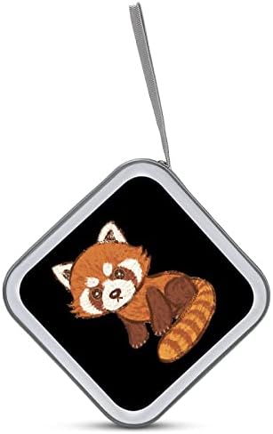 Crtani Crveni Panda CD Case Case Plastični DVD Nosač novčanika Prijenosni torba za pohranu