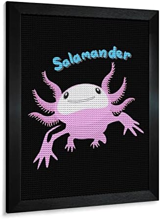 Salamander Axolotl Dijamantni okviri za oslikanje za odrasle Full Bušilica Dijamantni slikarski
