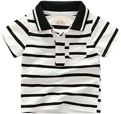 AULASE Kids Boys odjeću Pique Polo majica casual ljetni pamučni vrh sa prednjim džepom