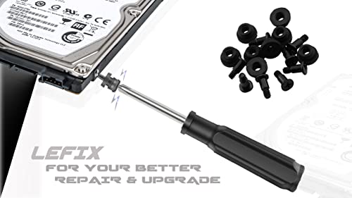 LEFIX 8 X Vijci za montažu u montiranju sa Gromplips + Phillips Odvijač dizajnirani za 2,5 čvrsti pogon tvrdog