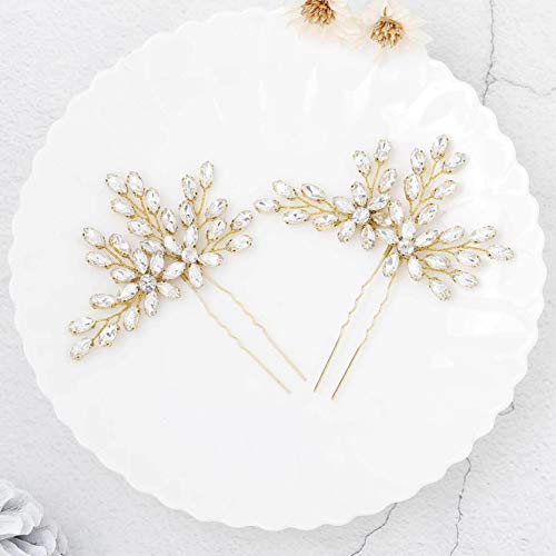 Unicra Wedding Crystal Flower igle za kosu dekorativna svadbena oprema za kosu za neveste pakovanje od