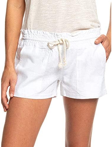 Hatop Womens Ljetne kratke hlače Labavi ženske kratke hlače Ljetne casual struk hlače elastične udobne džepove na plaži
