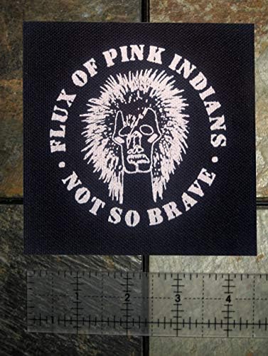 Flux of Pink Indians Patch - Crass Rudimentarni peni Subhumans ANTISECT AMEBIX Otrovne djevojke Ikone prljavštine Choas UK sukob varukera