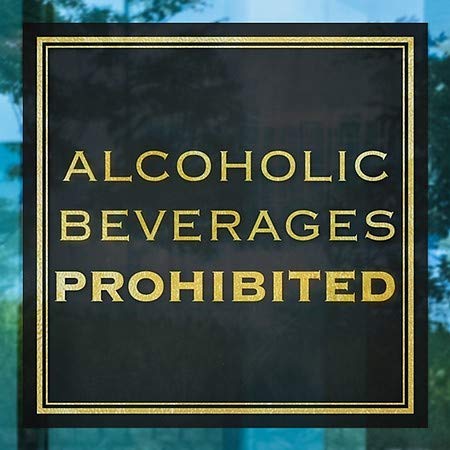 CGSIGNLAB | Alkoholna pića zabranjena - klanjaju zlato 24 x24
