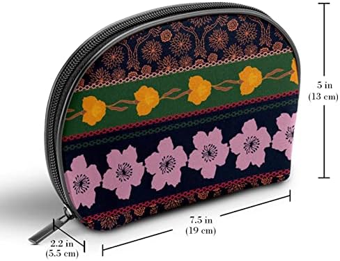 Mala šminkarska torba, patentno torbica Travel Cosmetic organizator za žene i djevojke, vintage