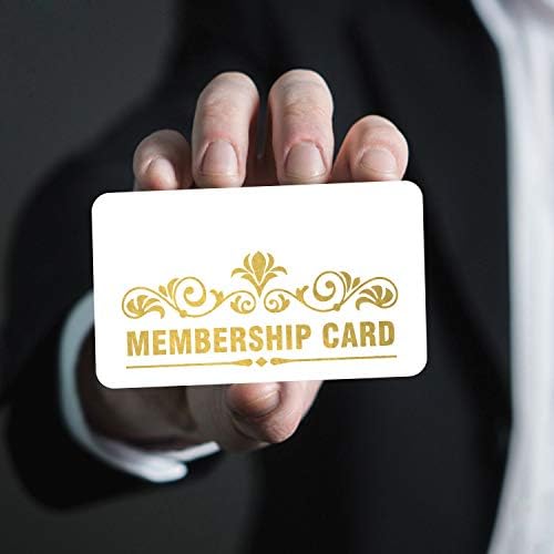 Članske kartice PARTH iMPEX - žigosanje zlatnom folijom 3.5 x 2 prazna Ulazna kartica za ID člana