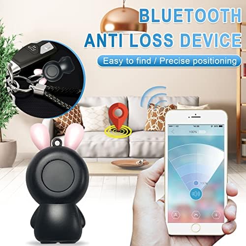 Charella SQSBZN Mini uređaj za praćenje ključ za praćenje djeteta pronalazač pet lokacija Smart Bluetooth