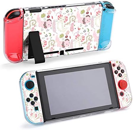 Futrola za Nintendo Switch, Kawaii Axolotl Baamphibian Set od pet komada zaštitni poklopac futrola