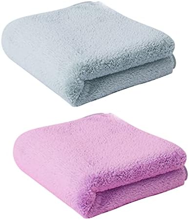 TOPJINZHIONE 2 paket Ultra meki pamuk za pranje lica ručnik za ruke od mikrovlakana koralni baršunasti
