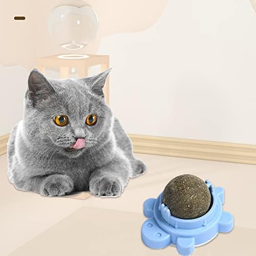 Surakey catnip Balls prirodni list mente rotirajući interaktivni 3pcs igračke za mačke u obliku
