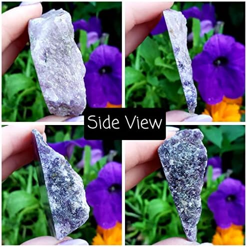 Lepidolite Crystal Izlečivanje dragog kamenog kamena prirodnog grubog i poliranog metafizičkog