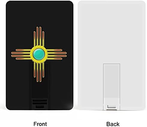 Zia Sun Pueblo New Mexico USB Flash Drive Credit Dizajn kreditne kartice USB Flash Drive Personalizirani memorijski štap tipke 32g