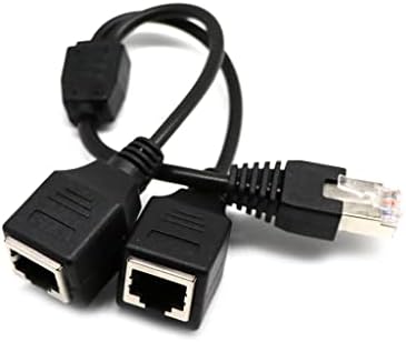 YFQHDD RJ45 muški do ženski utičnica Port Ethernet kabel LAN Ethernet mrežni razdjelni adapter za prijenos