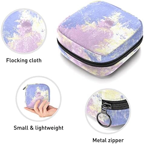 ORYUEKAN torba za odlaganje higijenskih uložaka, prenosive torbe za menstrualne jastučiće za višekratnu upotrebu, torbica za odlaganje tampona za žene djevojke, apstraktni umjetnički Grafiti ljubičasto ružičasto Lovely